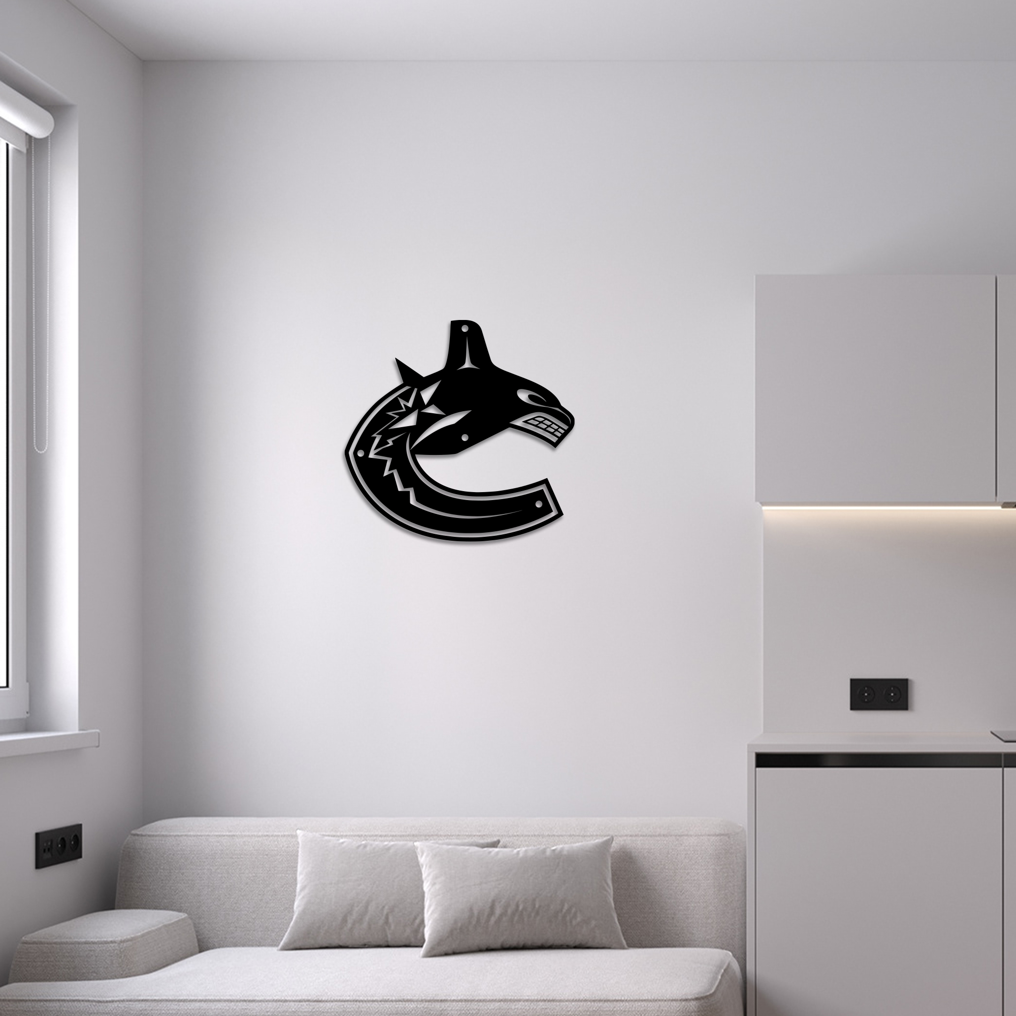 Vancouver Canucks Ice Hockey Metal Signs Wall Decor