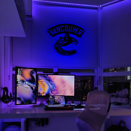 Ice Hockey Vancouver Canucks Metal Sign