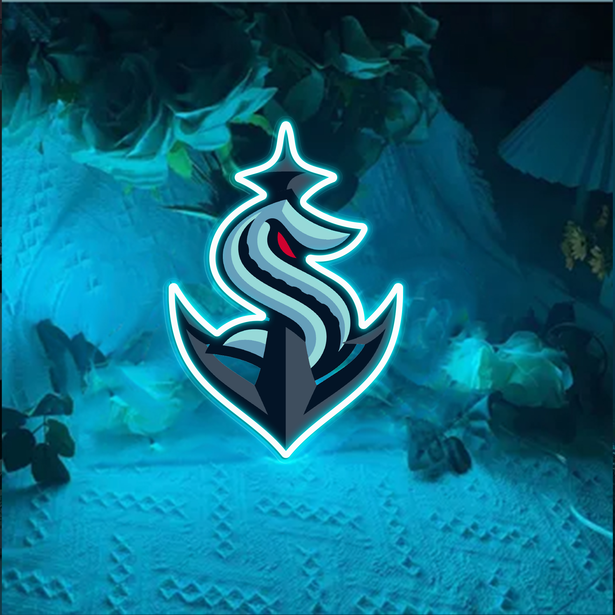 Seattle Kraken Ice Hockey UV Sign