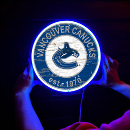 Vancouver Canucks Ice Hockey UV Signs