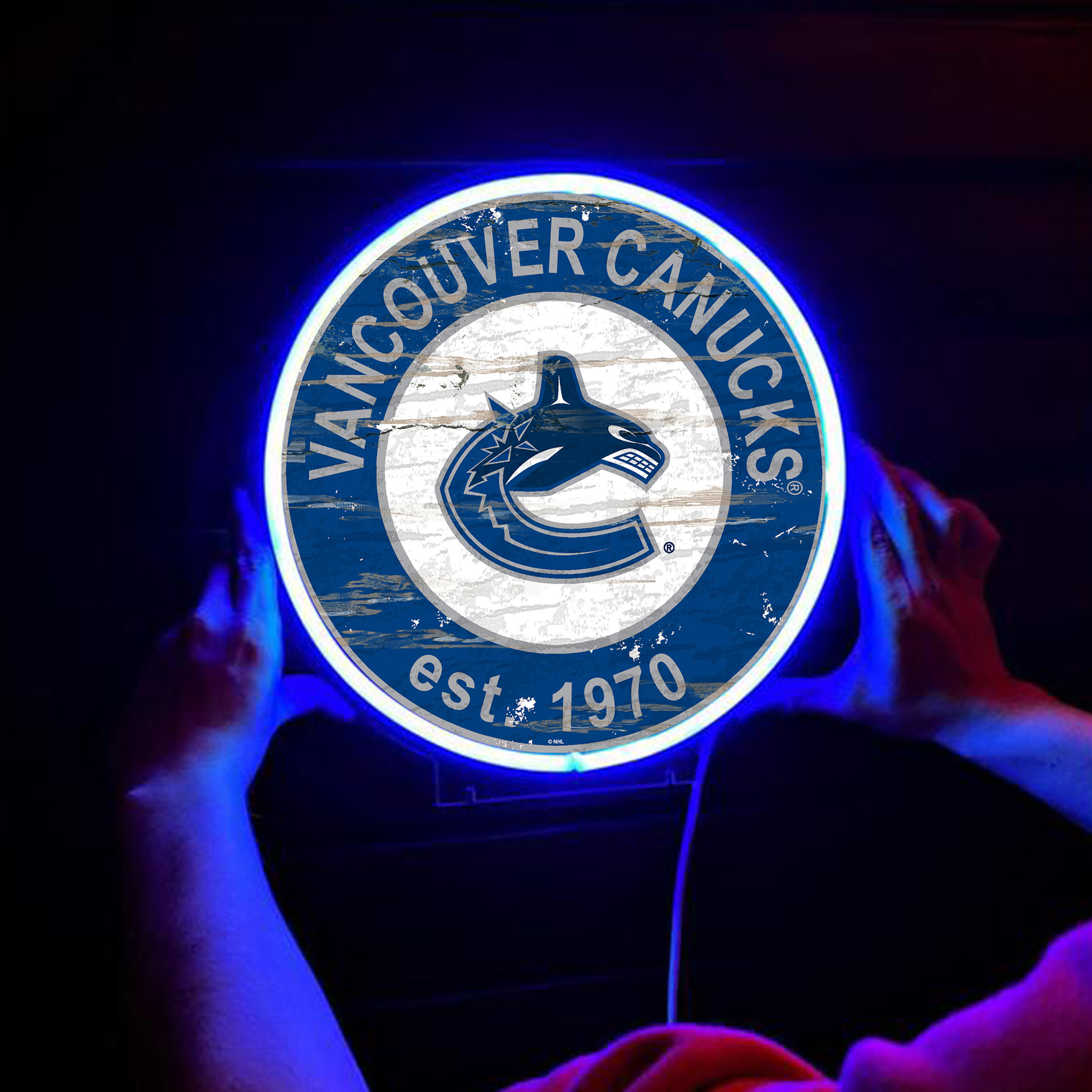 Vancouver Canucks Ice Hockey UV Signs