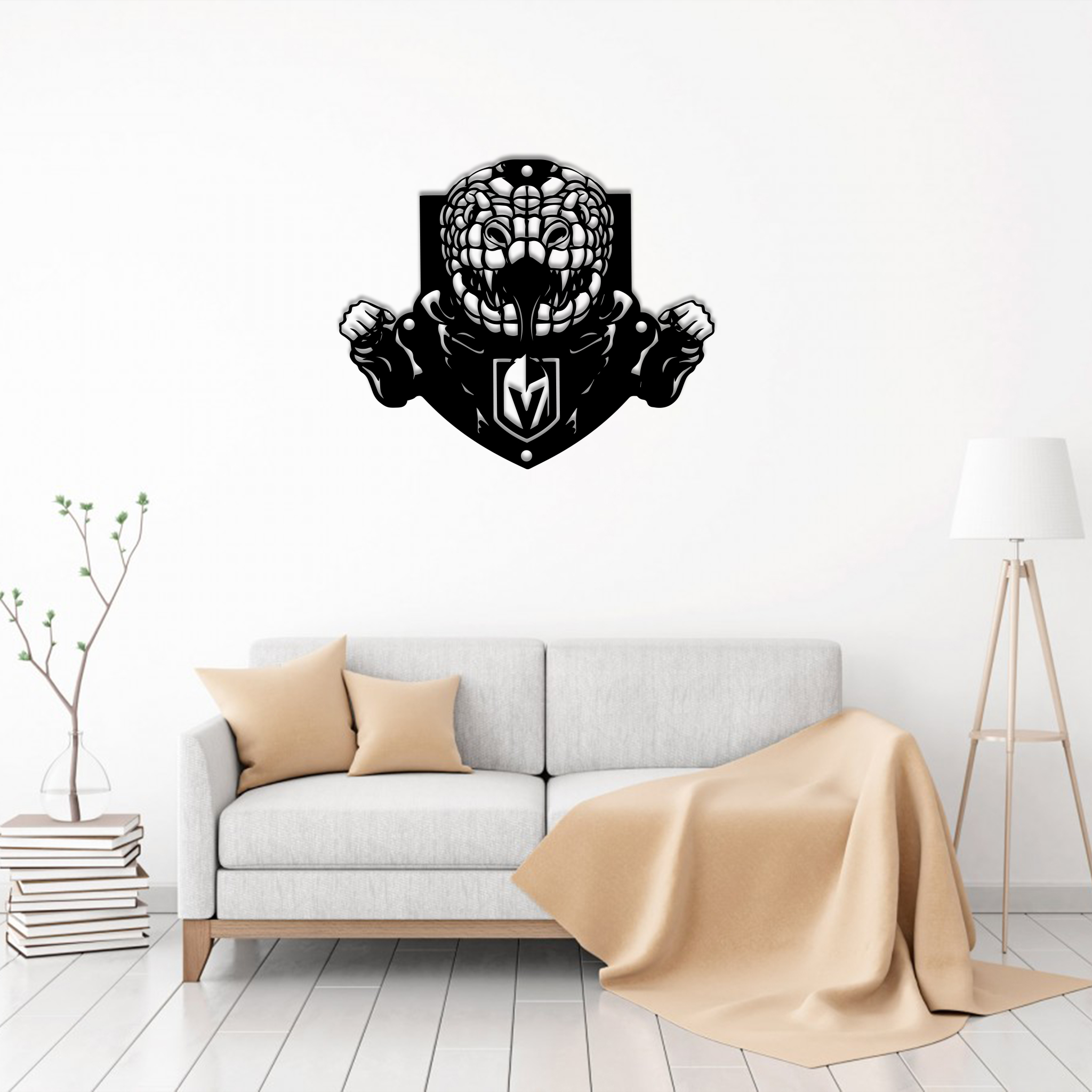 Ice Hockey Vegas Golden Knights Metal Sign