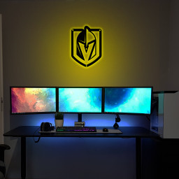 Vegas Golden Knights Ice Hockey Metal Signs