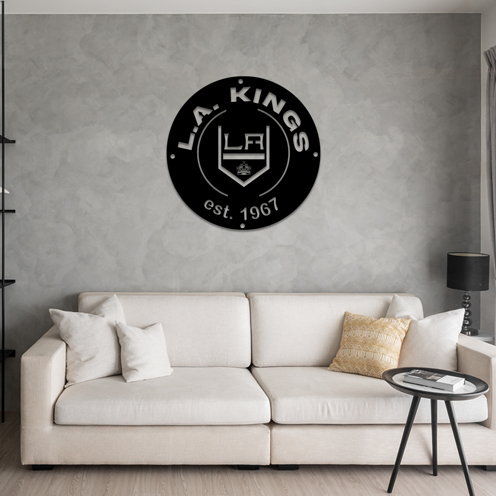 Los Angeles Kings Ice Hockey Metal Sign