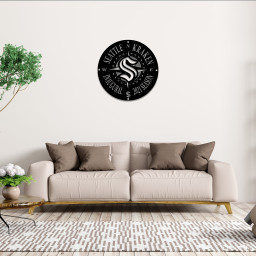Seattle Kraken Ice Hockey Metal Signs Wall Decor