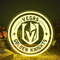 Vegas Golden Knights Ice Hockey Laser Sign