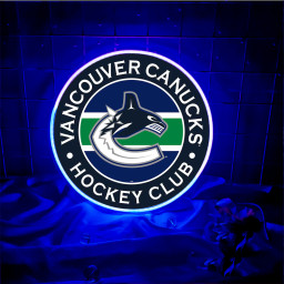 Vancouver Canucks Ice Hockey UV Sign Wall Decor