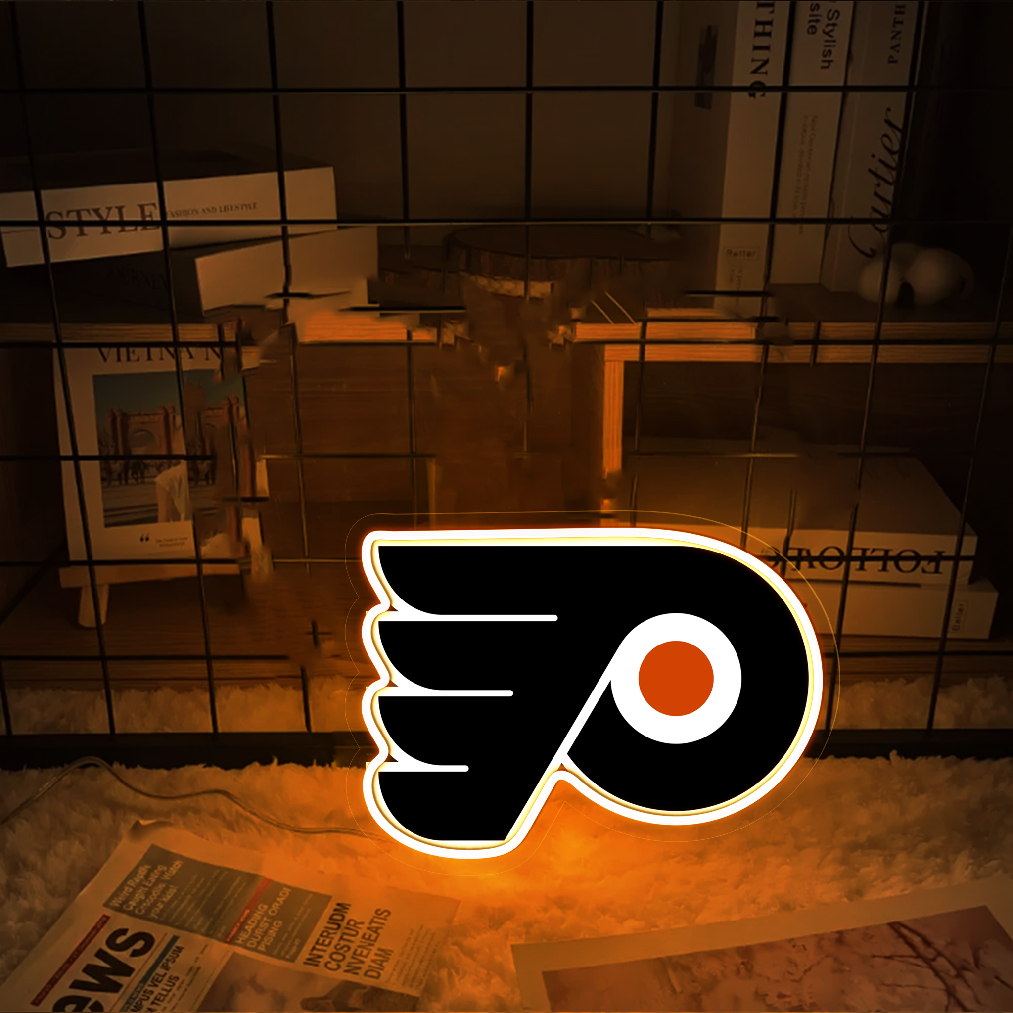 Ice Hockey Philadelphia Flyers UV Signs Wall Decor