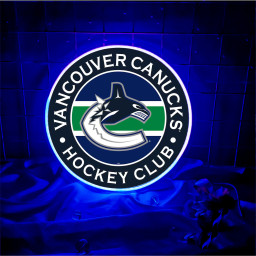 Vancouver Canucks Ice Hockey UV Sign Wall Decor