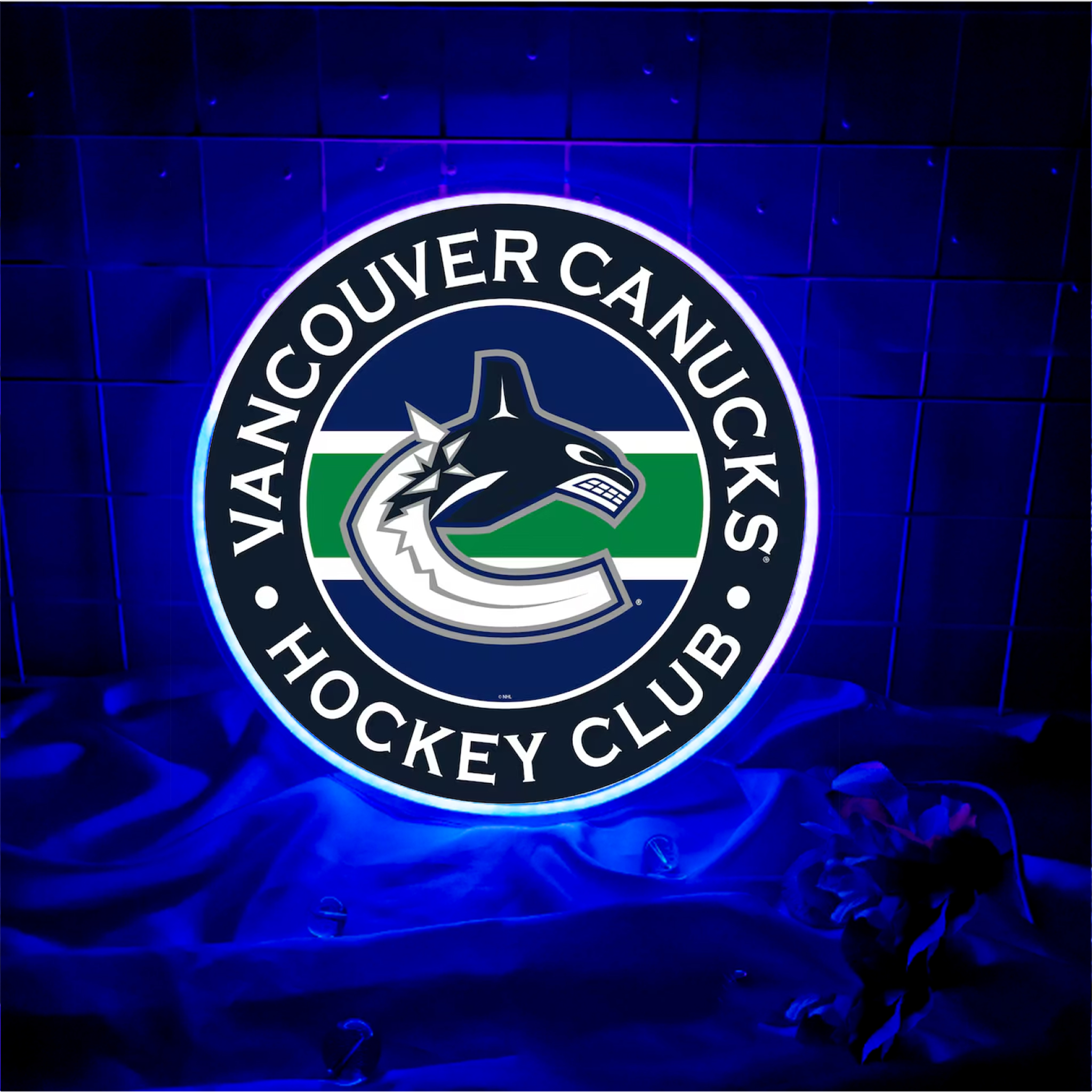 Vancouver Canucks Ice Hockey UV Sign Wall Decor