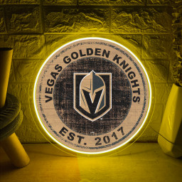 Vegas Golden Knights Ice Hockey UV Sign Wall Decor