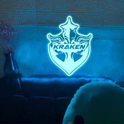 Seattle Kraken Ice Hockey Laser Signs
