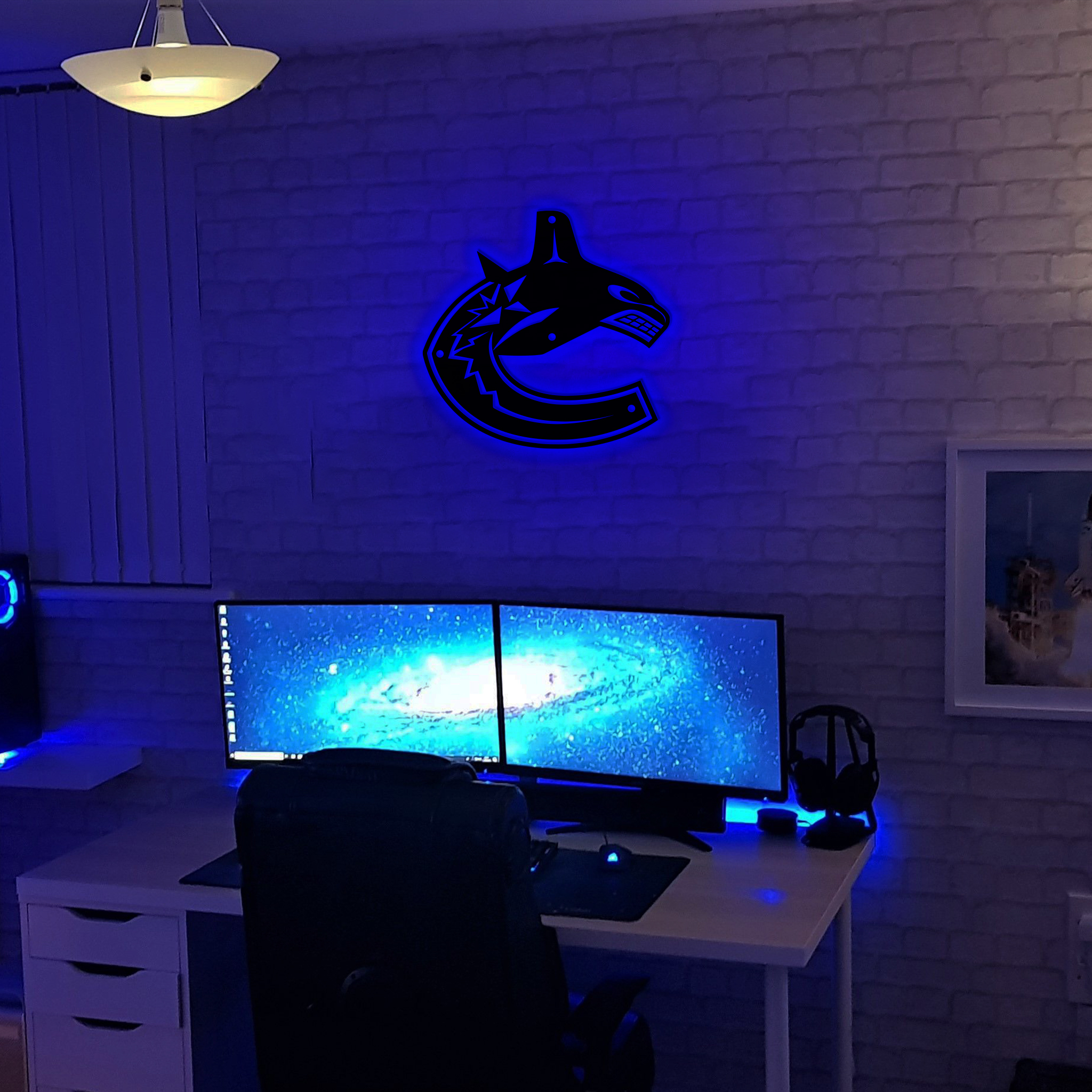 Vancouver Canucks Ice Hockey Metal Signs Wall Decor