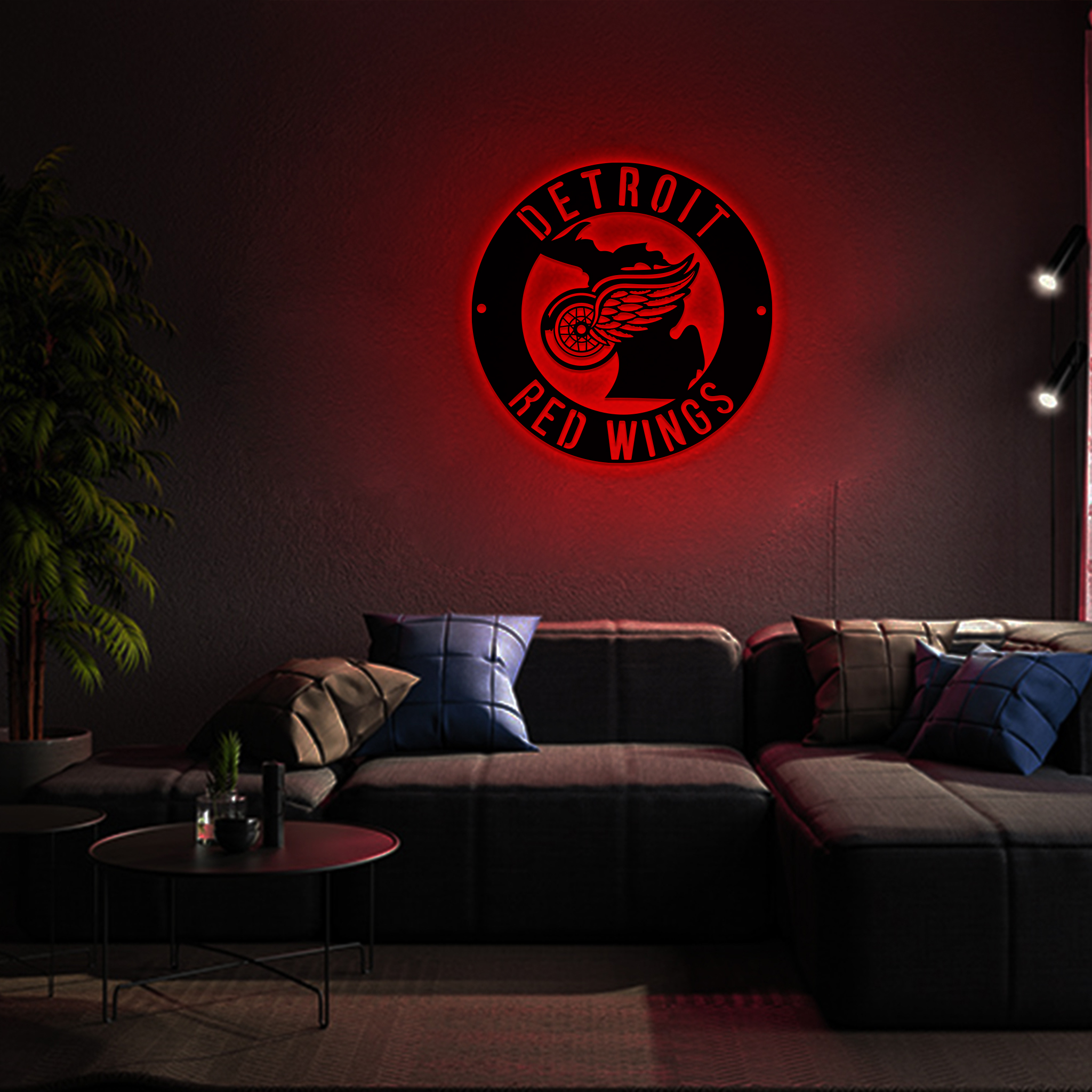 Ice Hockey Detroit Red Wings Metal Signs