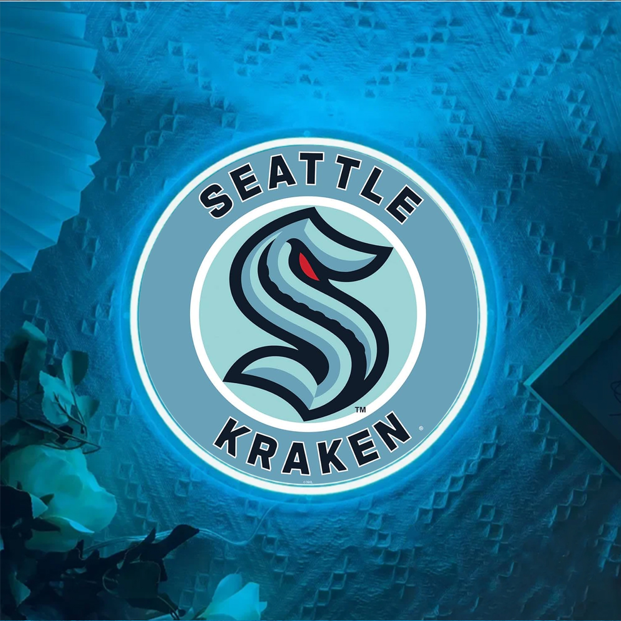 Seattle Kraken Ice Hockey UV Sign Wall Decor