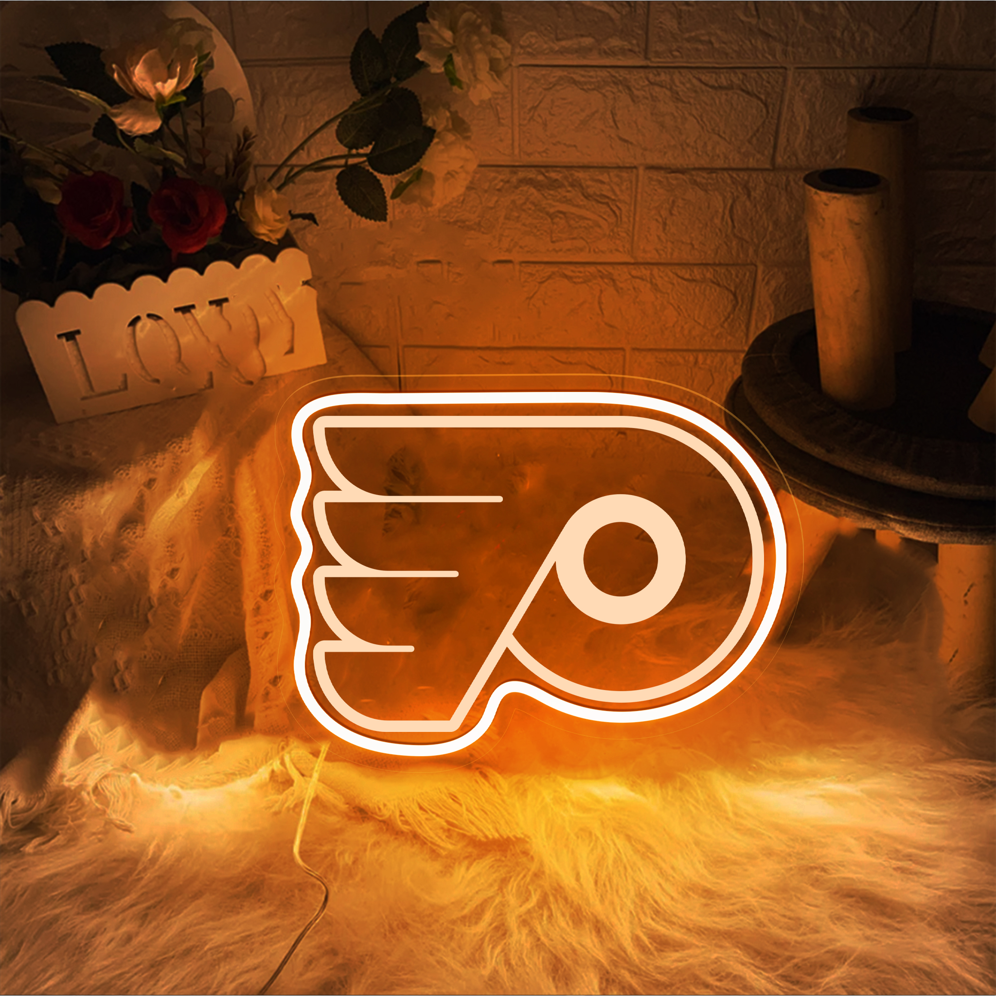 Ice Hockey Philadelphia Flyers Laser Signs Wall Decor