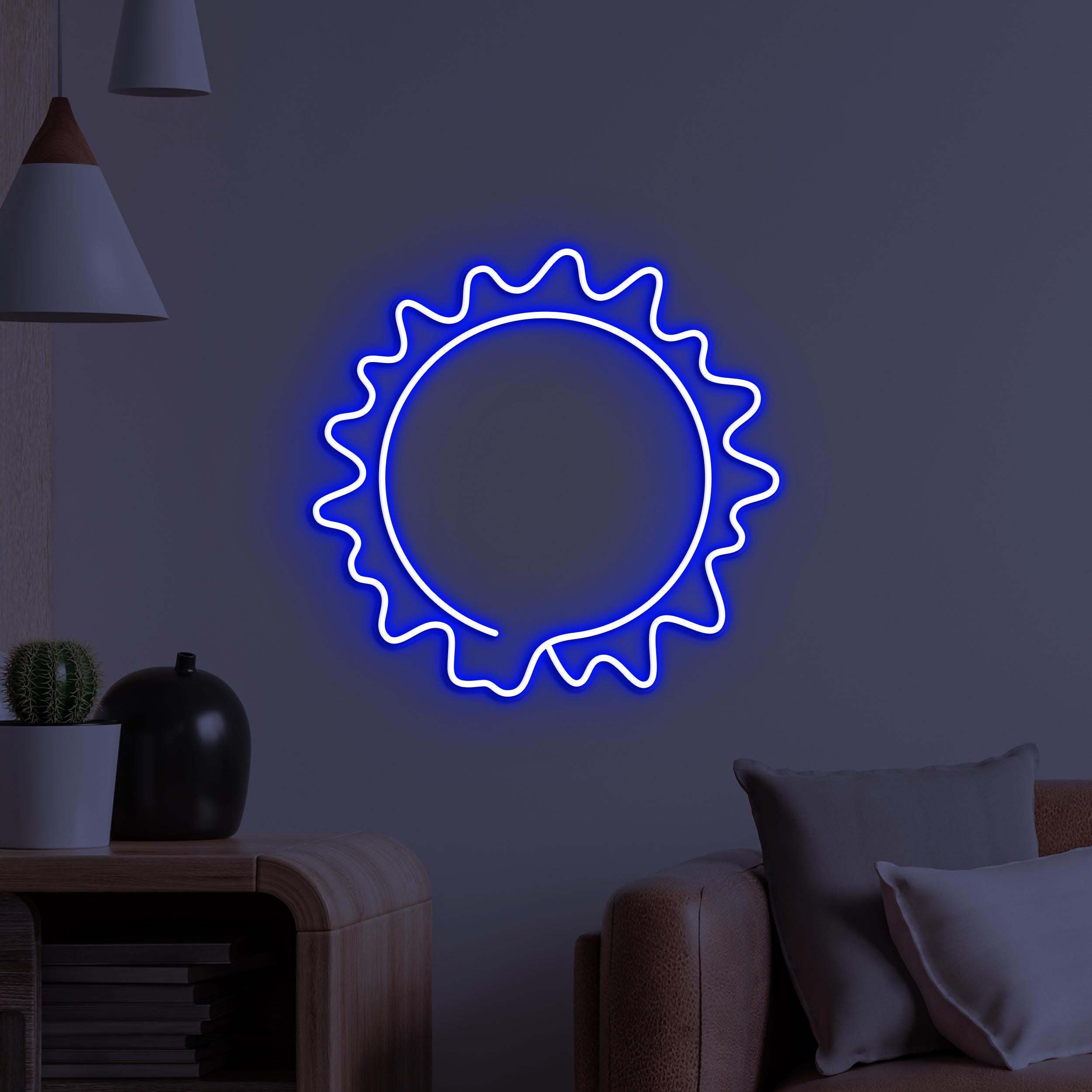 Sun Neon Sign, Sun LED Light, Sunshine Wall Art, Summer Wall Decor, Nursery Room Neon Light, Home Wall Decor, Radiant Sun Led Sign, Led Art