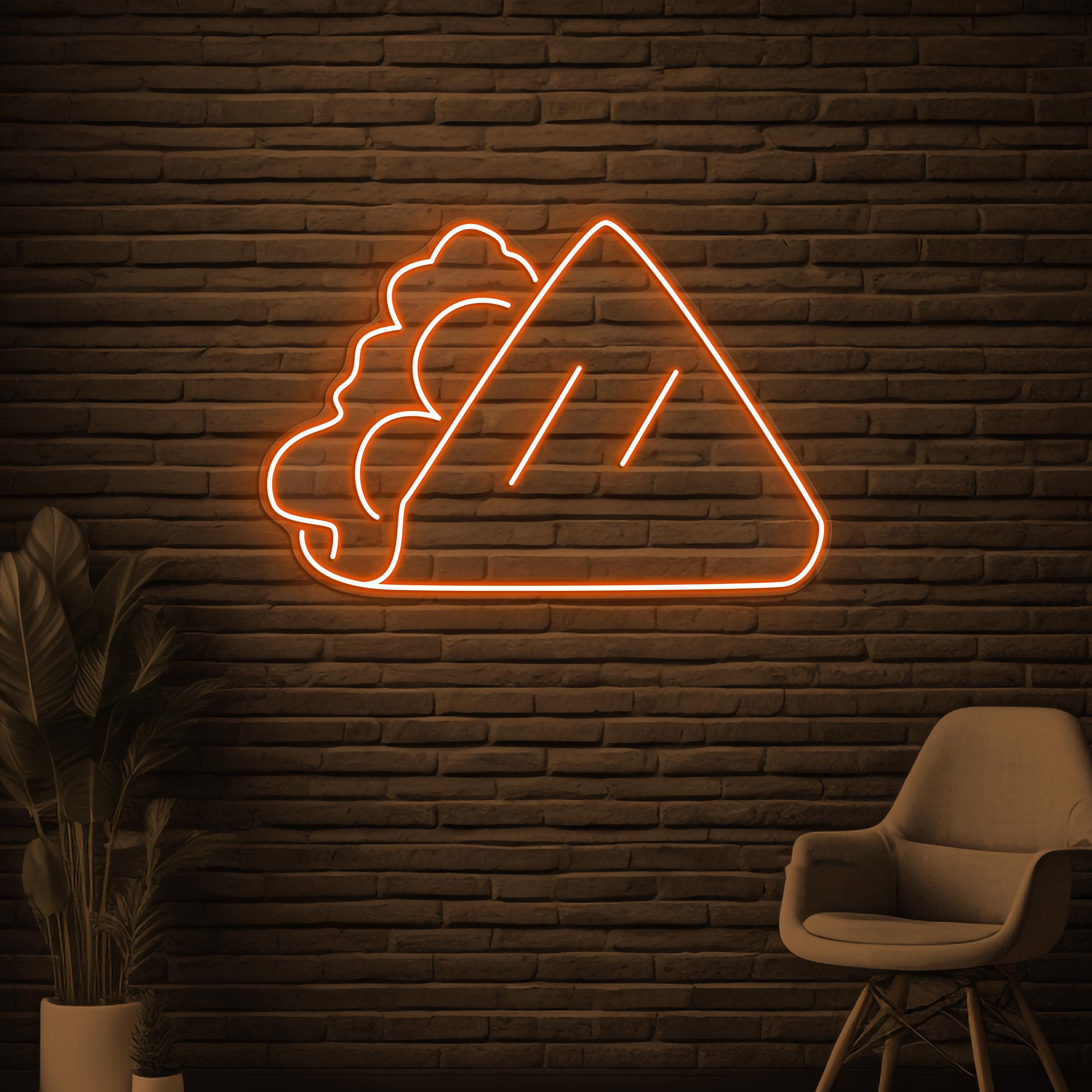 Tacos Sandwich Neon Sign, Tacos Sandwich LED Light, Kitchen Wall Decor, Cafe Neon Wall Art, Mexican Food Neon Art, Sandwich Lover's Sign