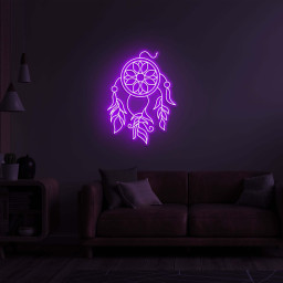 Dream LED Neon Sign, Dream Catchers Neon Light, Custom Neon Sign, Gift for Bedroom Wall or Home, Neon Light Art, Event and Wedding Decor