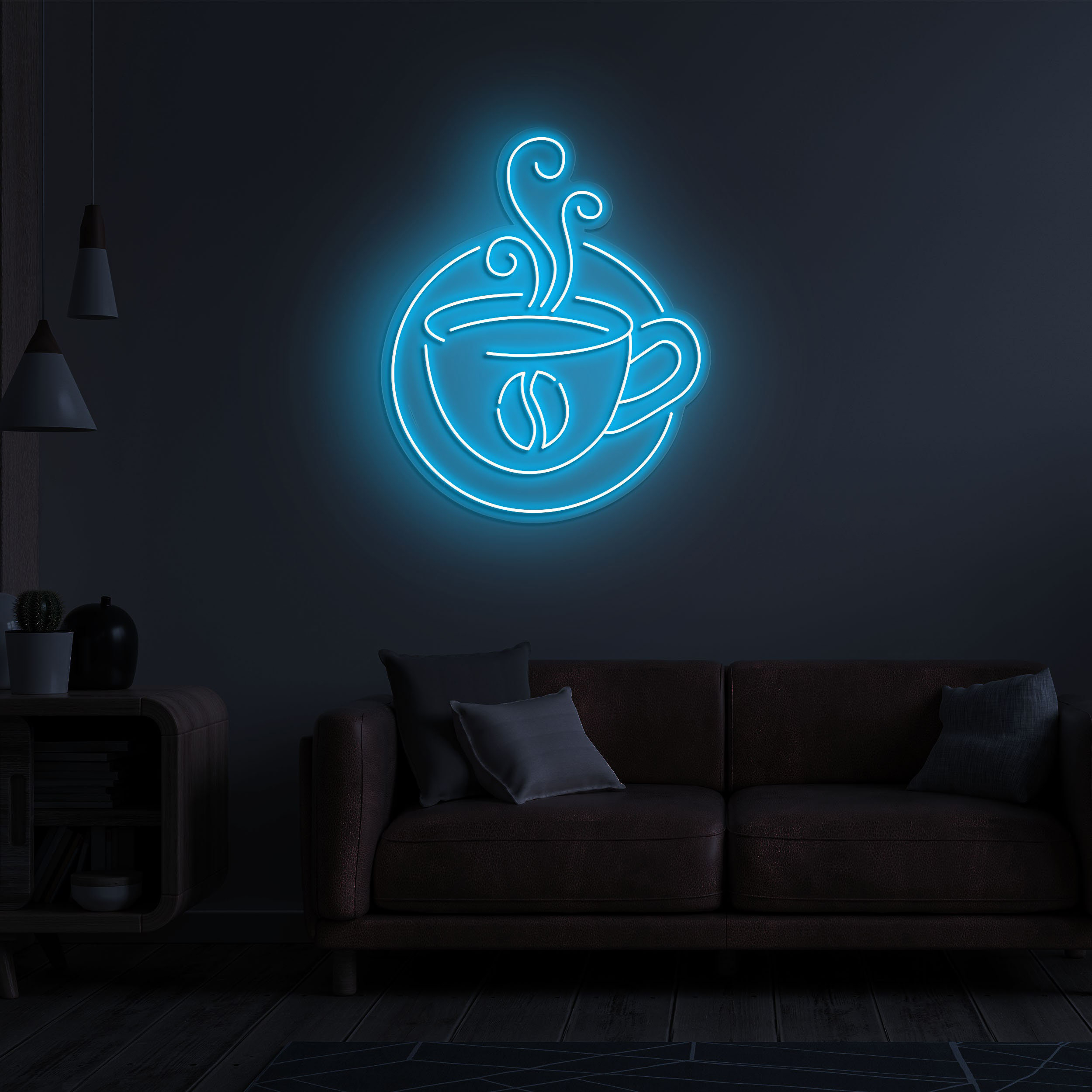 Coffee Cup Neon Light, Coffee Neon Sign for Home or Café, Coffee Shop Decor, Kitchen and Lounge Decor, LED for Coffee Lovers, Café Bar Gift