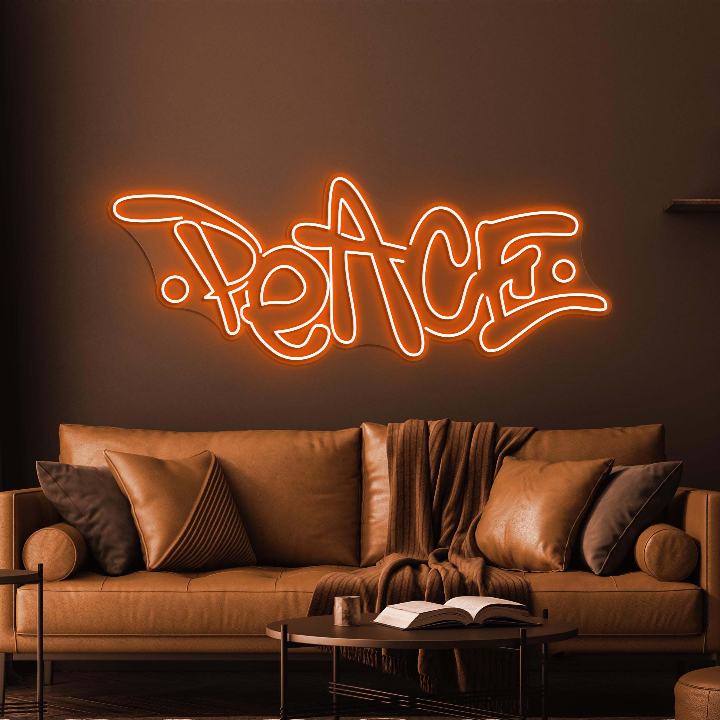 Peace Neon Sign, Peace LED Light, Positive Wall Decor, Custom Neon Sign, Home Wall Decor, Peace Neon Bar Sign, Game Room Decor, Love Sign