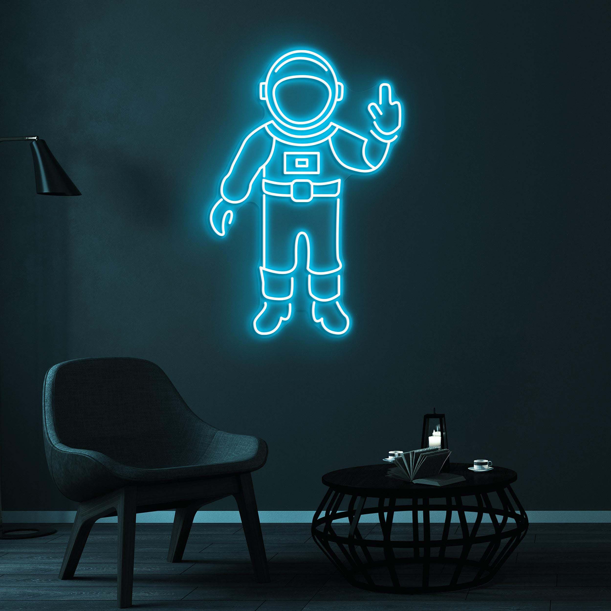 Astronaut Neon Sign, Astronaut LED Light, Space Wall Art, Astronaut Neon Light, Space Man Neon Sign, Game Room Wall Art, Kids Room Decor