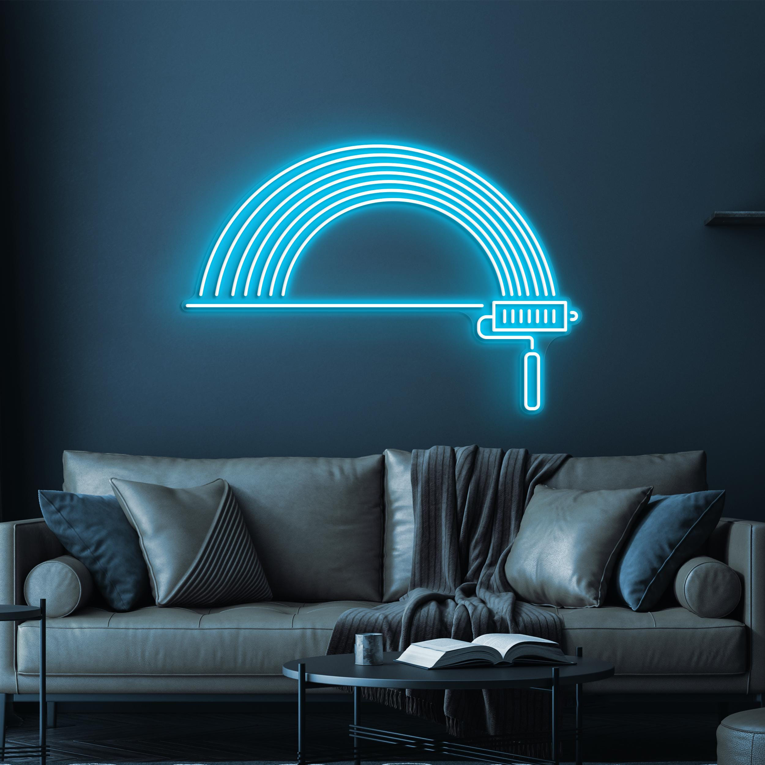 Rainbow Neon Sign, Rainbow LED Light, Rainbow led Wall Decor, Colorful Wall Decor, Kids Room Wall Art, Custom Neon Sign, Home Wall Decor