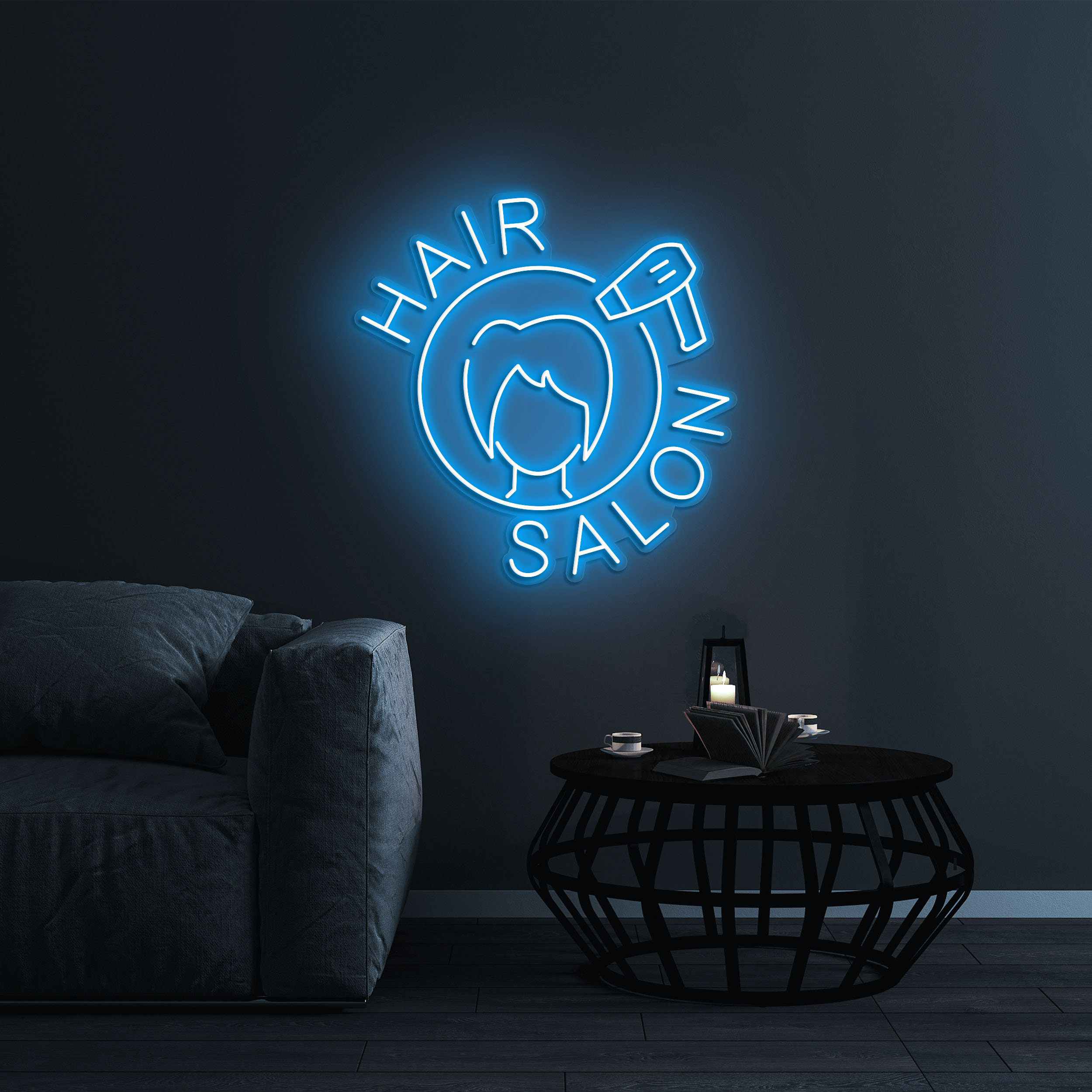 Hair Salon Neon Sign LED Light for Salon Decoration, Shop Decor, Hair Salon Wall Art, Neon Sign for Beauty Salons, Shop Decor, Gift Idea