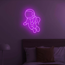Astronaut Neon Sign, Astronaut Neon Light, Astronaut LED Neon Art, Decor for Home, Custom Astronaut Neon Sign, Gaming and Kids Room Decor
