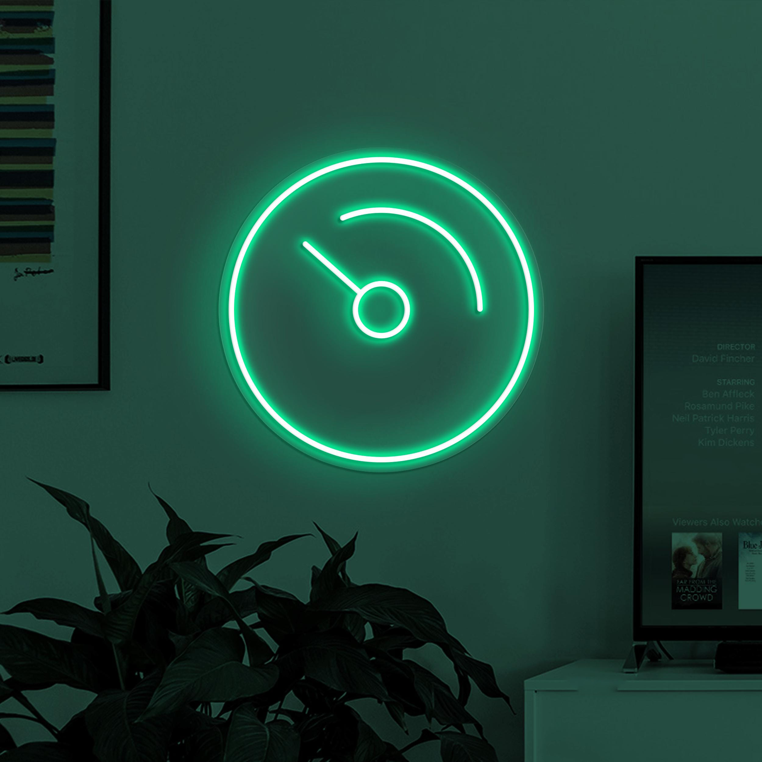 Speedometer Neon Sign, Speedometer LED Light, Gauge Wall Decor, Workshop Neon Light, Game Room Wall Art, Home Neon Light, Custom Neon Sign