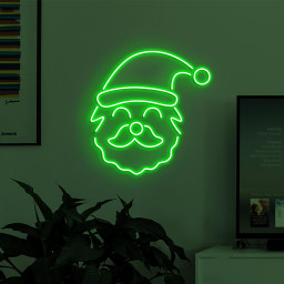 Santa Claus Neon Sign, Santa Claus LED Light, Father Christmas Wall Decor, Holiday Led Sign, Christmas Party Neon Light, Event Neon Decor