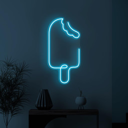 Ice Cream Neon Sign, Ice Cream LED Light, Ice Cream Shop Decor, Sweet Cafe Wall Art, Kids Room Neon Light, Popsicle Led Art, Ice Cream Lover