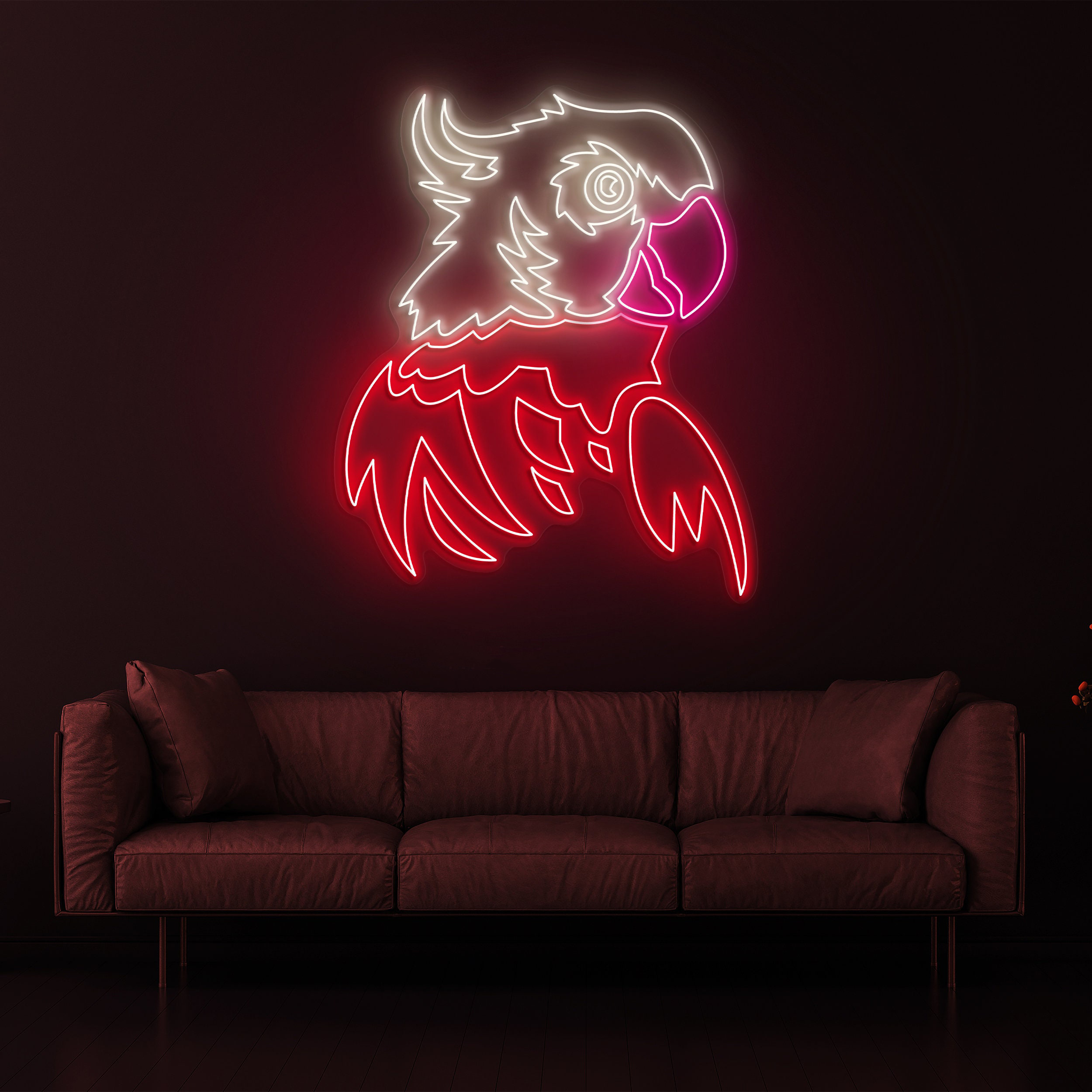 Parrot Neon Sign, Parrot LED Wall Light, Macaw Bird Neon Art, Parrot Decor, Neon Light for Bird Lovers, Gifts for Parrot Lovers, Home Decor