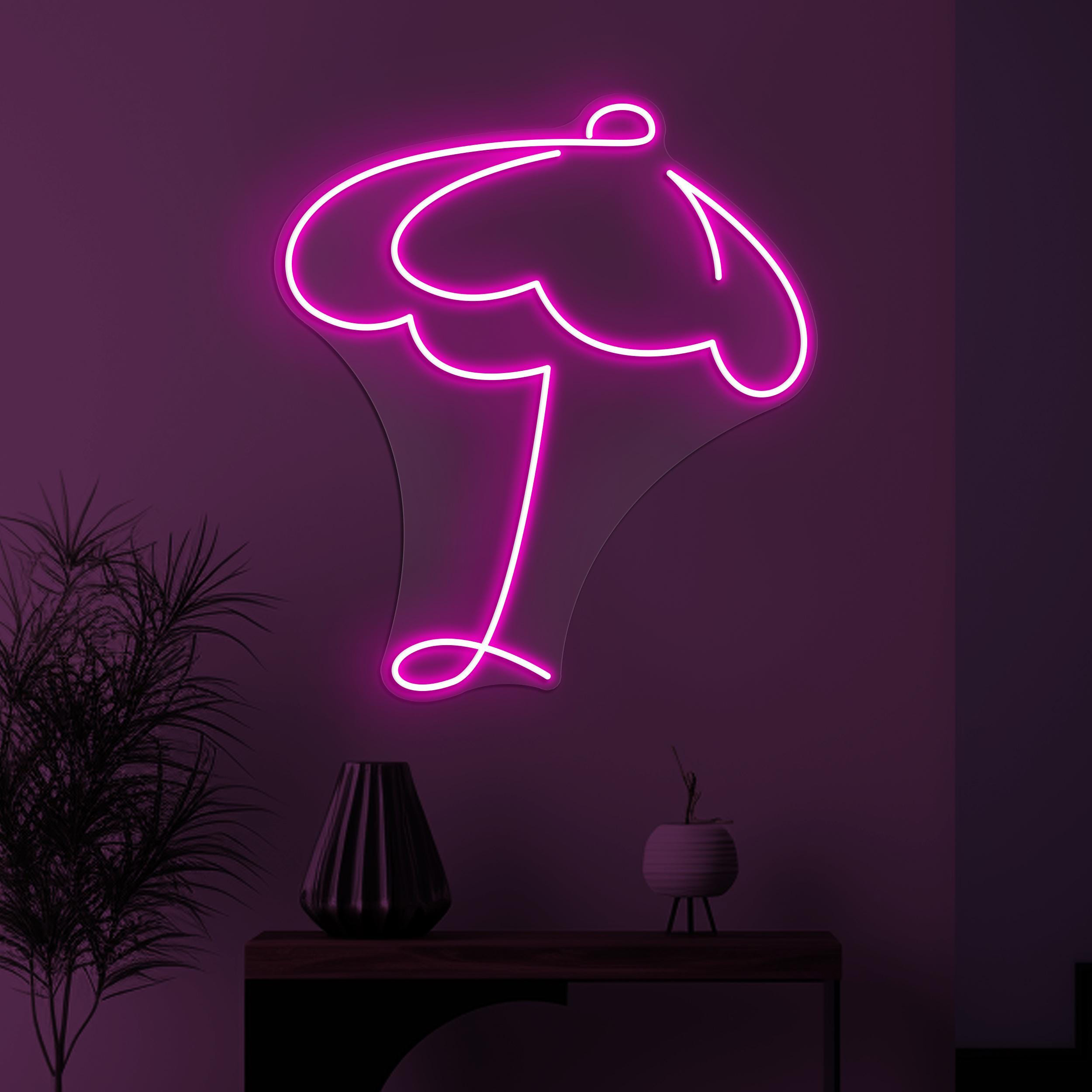 Umbrella Neon Sign, Umbrella LED Light, Rainy Day Wall Decor, Beach Umbrella Wall Art, Home Neon Light, Beach Vibes Sign, Kids Room Decor