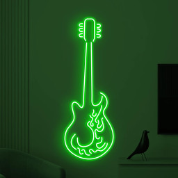 Guitar Neon Sign, Guitar LED Light, Home Wall Decor, Music Room Wall Art, Music Studio Neon Light, Electric Guitar Sign, Guitar Lover Gift