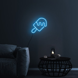 Popsicle Neon Sign, Ice Pop LED Light, USB Powered Bedroom Decor, Wall Art for Coffee Shop, Restaurant, Home, Desktop Decoration, Gift Idea