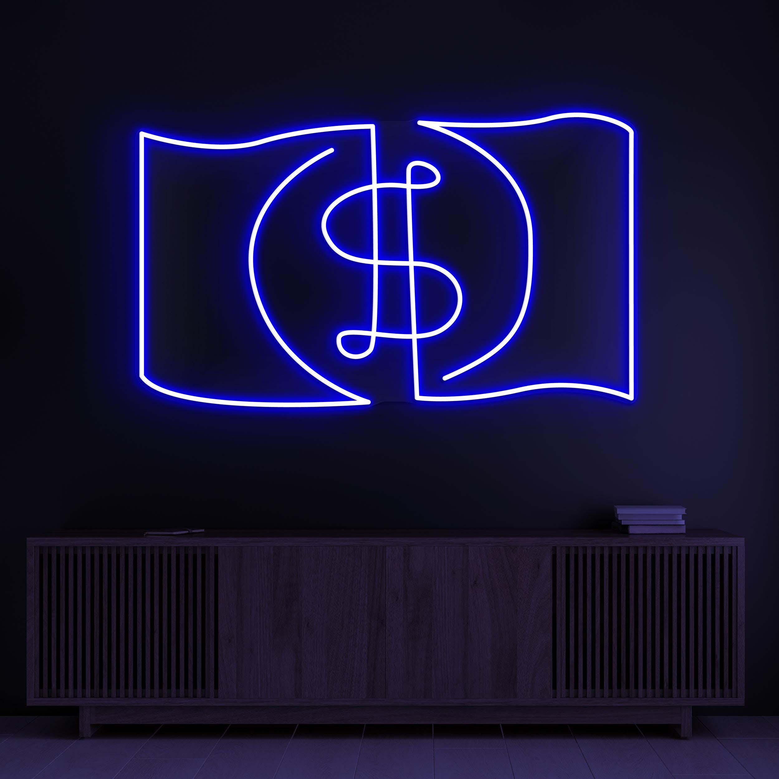 Dollar Neon Sign, Dollar LED Light, Money Wall Decor, Home Wall Art, Cash Neon Sign, Bank Wall Neon Light, Personalized Dollar Neon Sign
