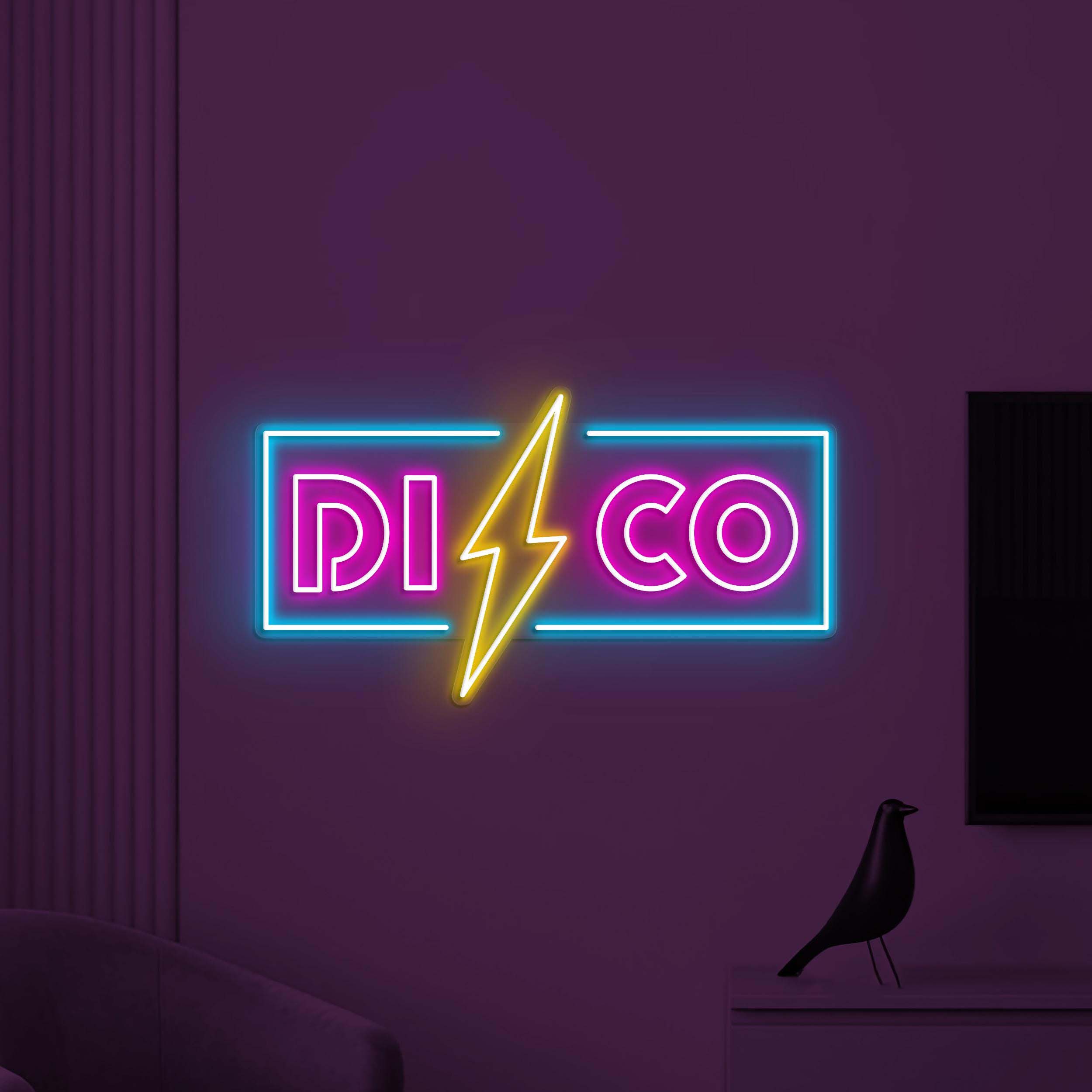 Disco Neon Sign, Disco LED Light, Disco Party Wall Decor, Dance Club Wall Art, Disco Club Neon Decor, Home Wall Decor, Disco Lightning Sign