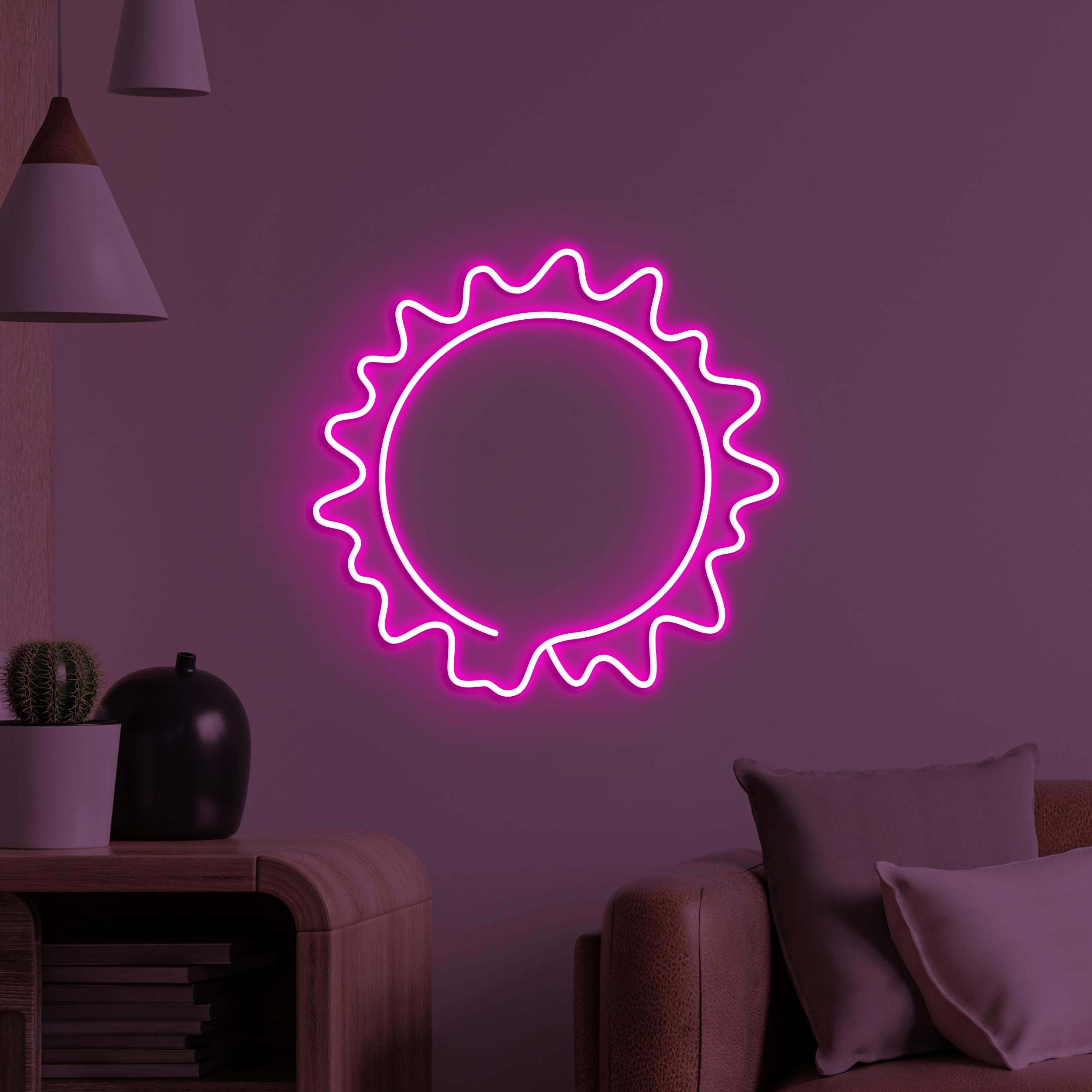 Sun Neon Sign, Sun LED Light, Sunshine Wall Art, Summer Wall Decor, Nursery Room Neon Light, Home Wall Decor, Radiant Sun Led Sign, Led Art