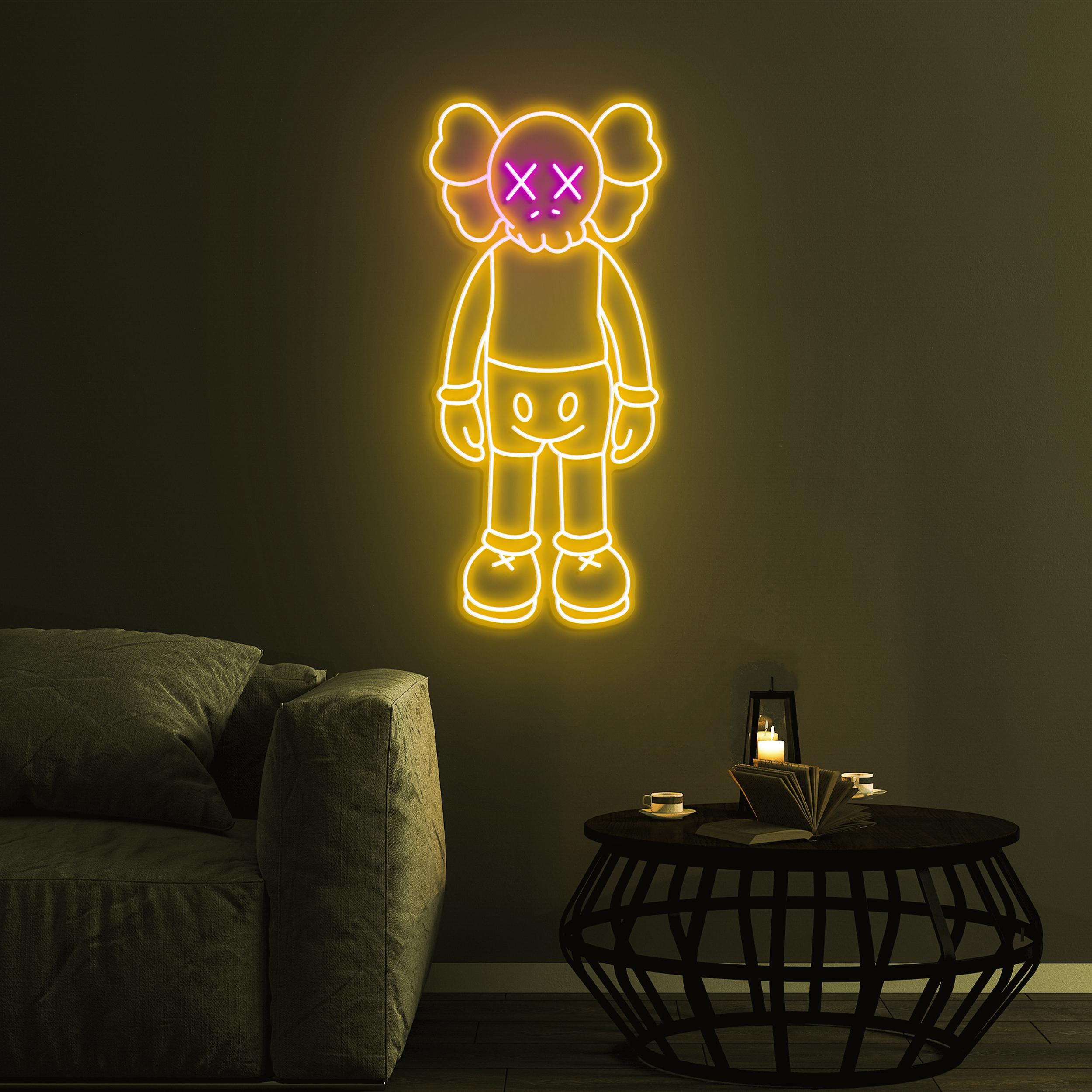 Street Kaw Neon Sign, Street Kaw LED Wall Light, Kaw Led Neon Art, Custom Kaw Art, Modern Street Sign for Home, Halloween & Party Wall Decor