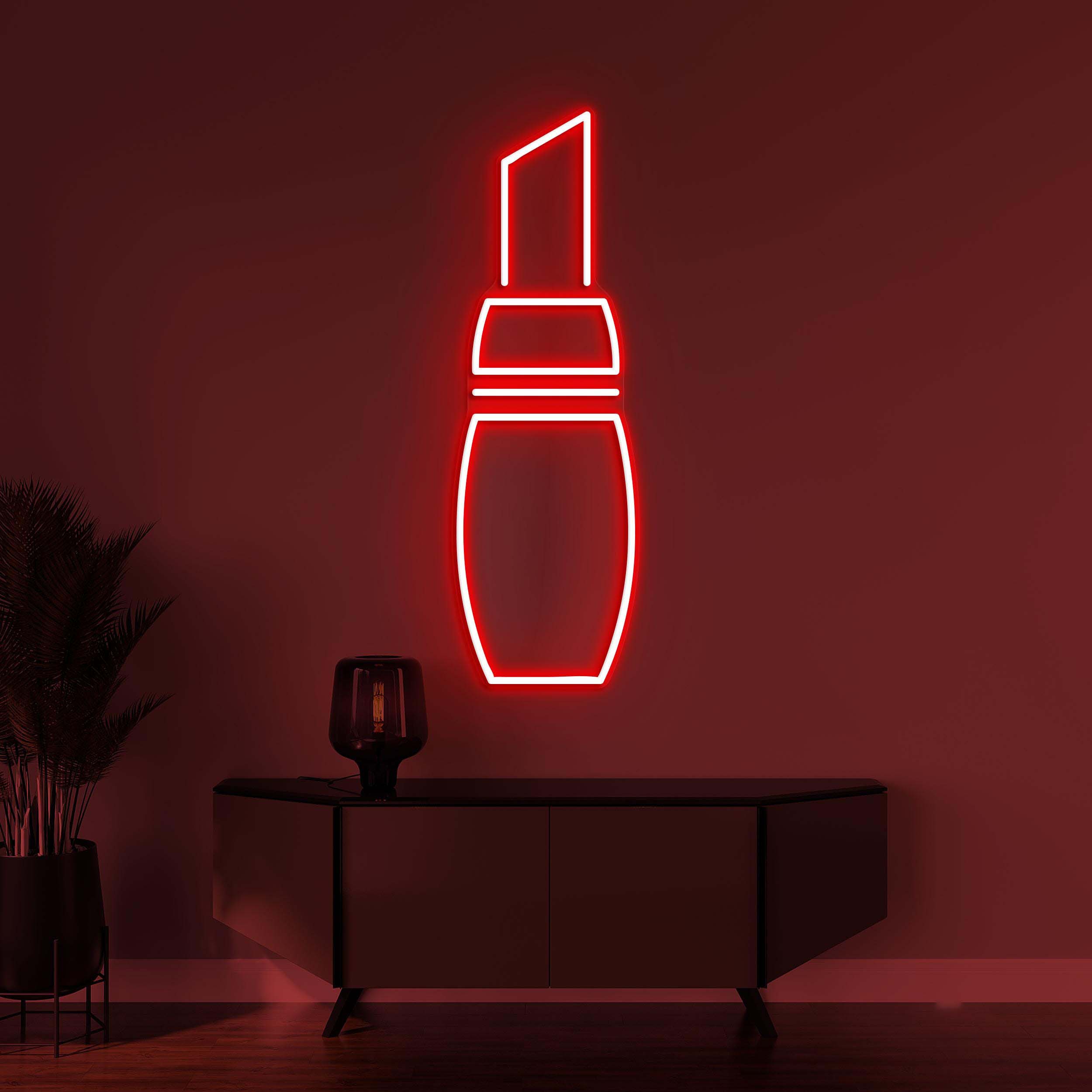 Lipstick Neon Sign, Lipstick LED Light, Makeup Room Wall Decor, Beauty Saloon Wall Art, Girl Room Neon Light, Makeup Room Wall Light Decor