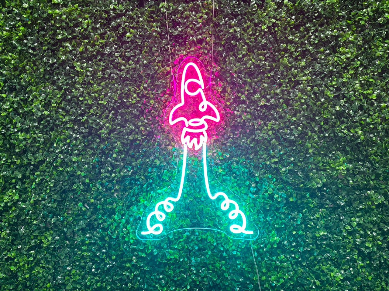 Rocket Neon Sign, Rocket Launching Neon Light, Rocket Wall Decor for Nursery, Kids Room, Party, Personalized Rocket Gift, Rocket Light