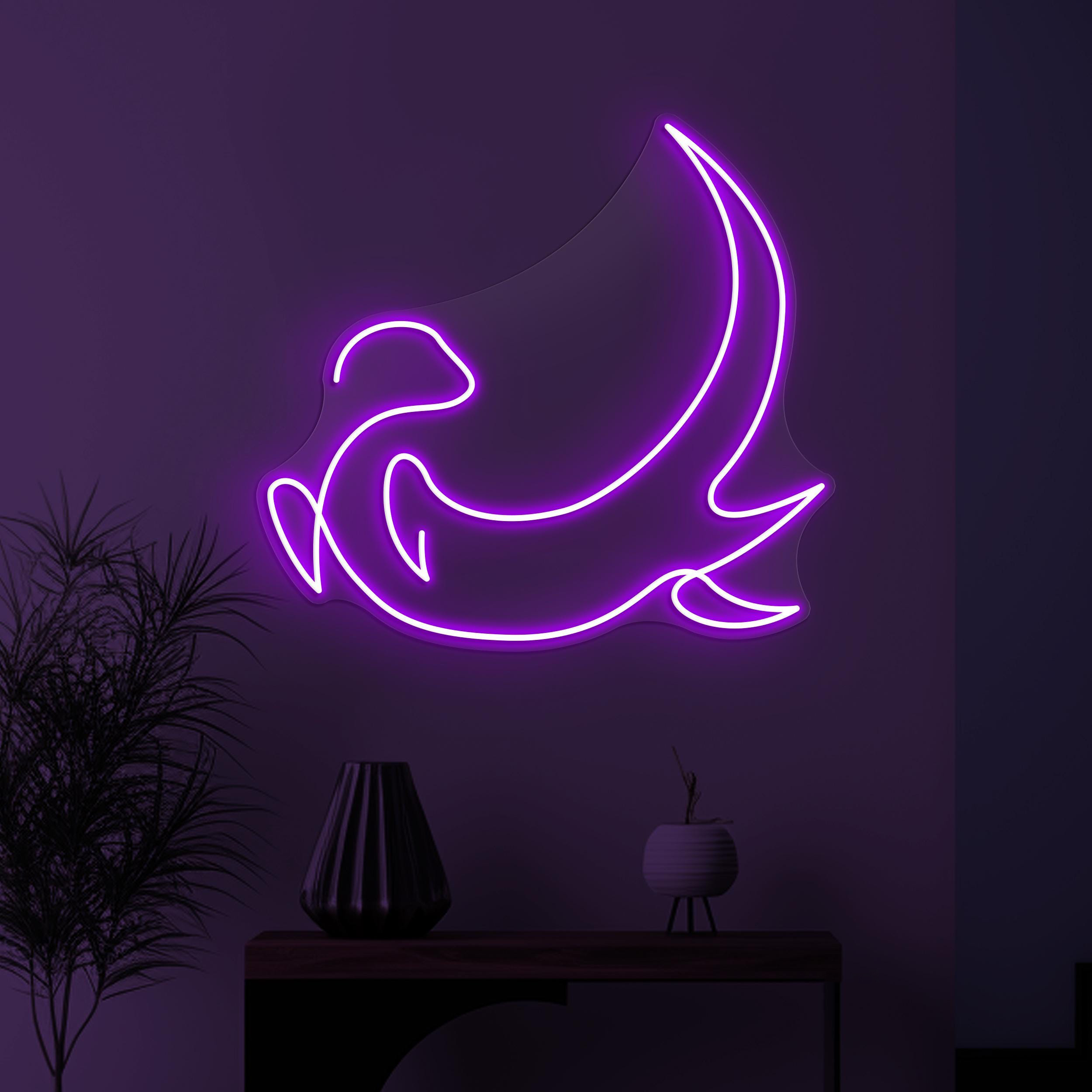 Otter Neon Sign, Otter LED Light, River Otter Wall Decor, Beach and River Neon Light, Cute Animal Wall Art, Custom Neon Sign, Home Decor