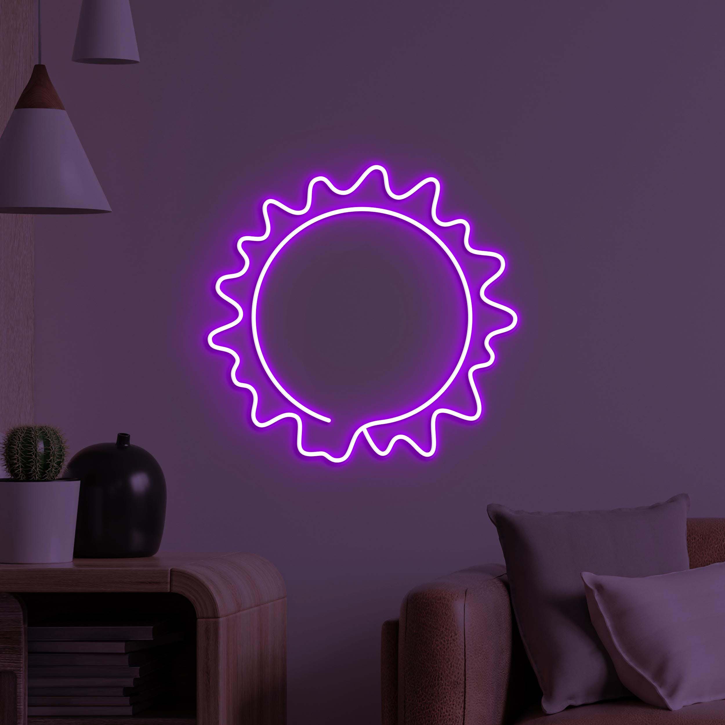 Sun Neon Sign, Sun LED Light, Sunshine Wall Art, Summer Wall Decor, Nursery Room Neon Light, Home Wall Decor, Radiant Sun Led Sign, Led Art