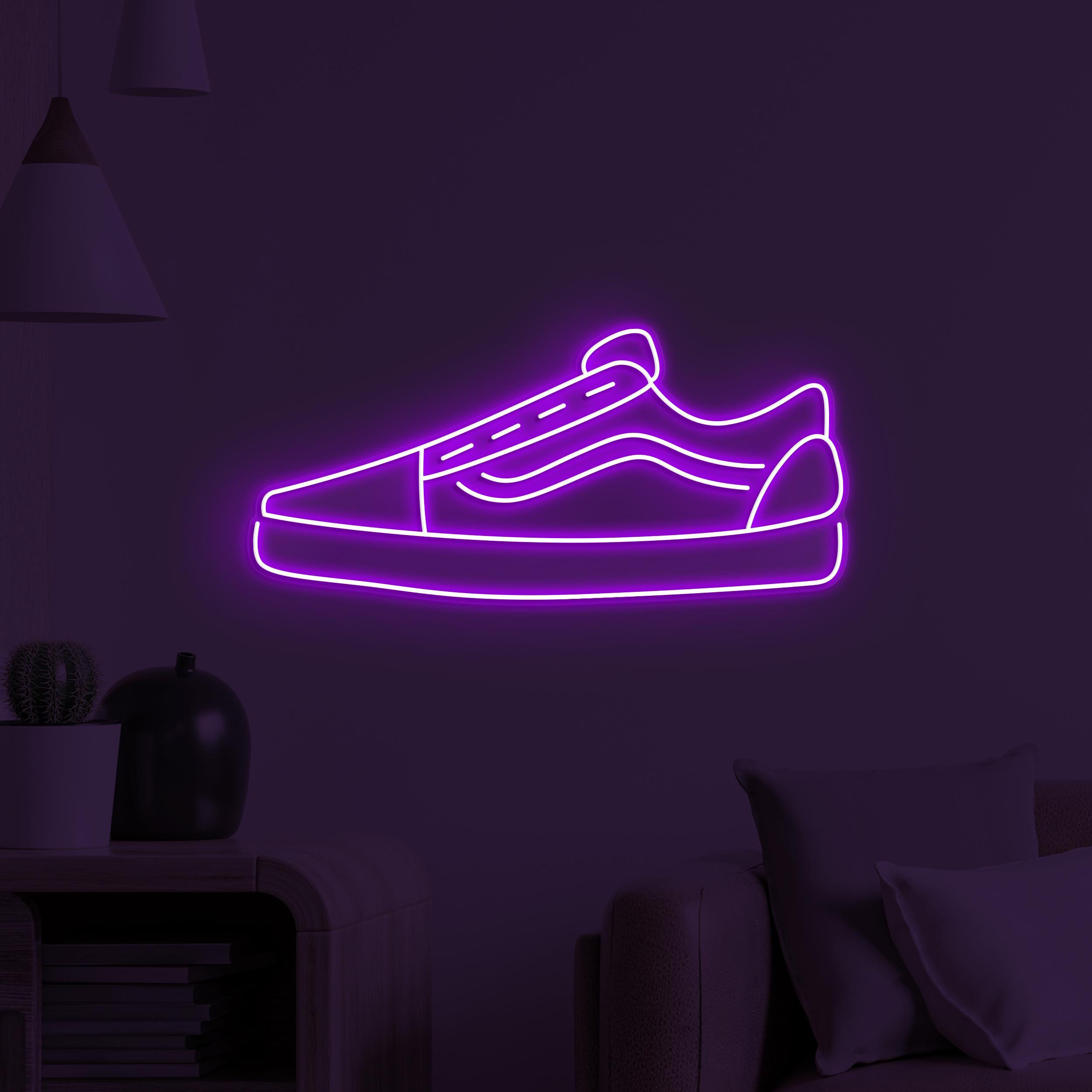 Sneaker Neon Sign, Sneaker LED Light, Home Wall Art, Boot Shop Decor, Skate Shoe Neon Light, Personalized Neon Sign, Led Neon Art, Gift