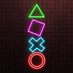 Game Icons Neon Sign, Game Icons LED Light, Game Icons Symbols Wall Decor, Game Room Wall Art, Man Cave Neon Light, Bar & Cafe Wall Art