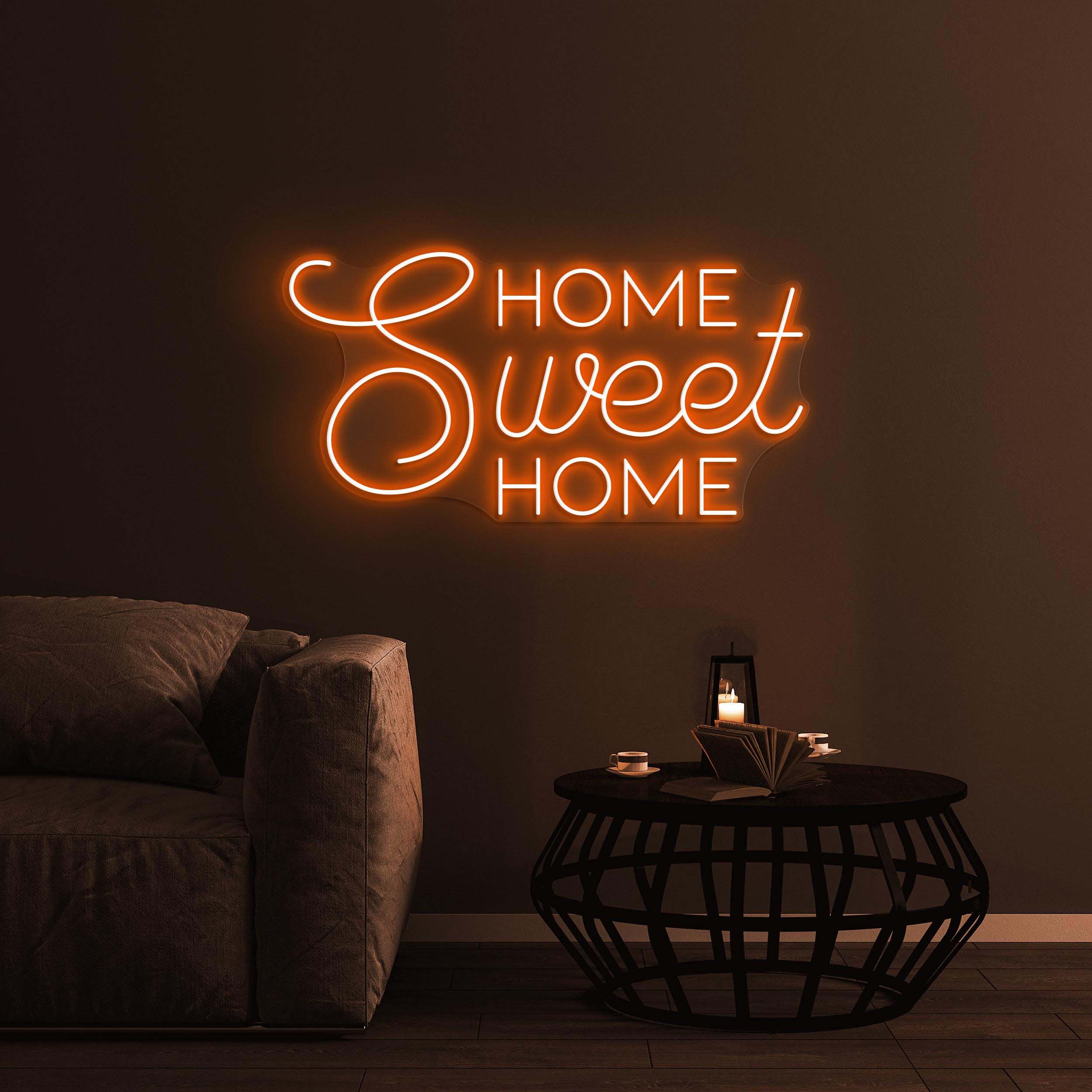 Home Sweet Home Neon Sign, Home Sweet Home LED Light, Sweet Home Wall Decor, Home, Bedroom, Party Decor, Housewarming Gift, Living Room Art