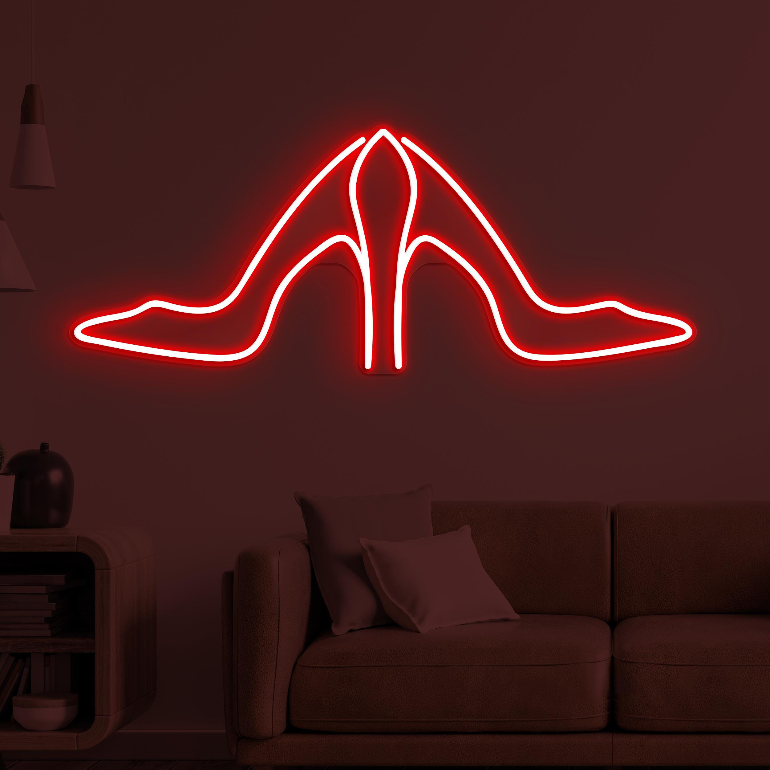 Heels Neon Sign, High Heels LED Light, Heels Shoes Wall Art, Shoes Shop Decor, Business Logo Light, Heel Decor, Party Girl Shoes, Gift idea