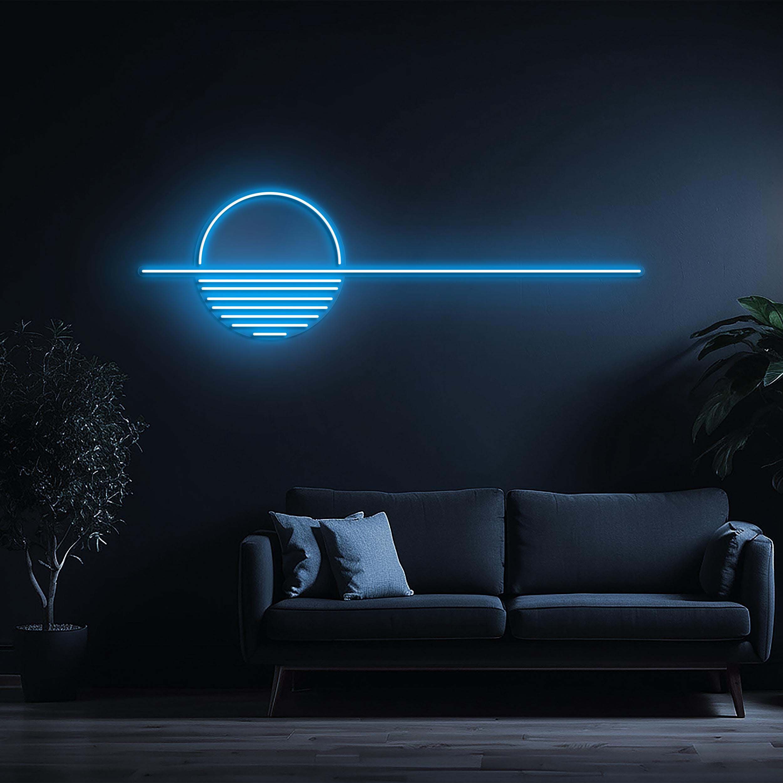 Sunset Neon Sign, Wave LED Home Wall Decoration, Sunrise and Sunset Night Light, Mountains LED Neon Sign, Bedroom Decor, Sunset Wall Decor