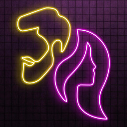 Couple Face Neon Sign, Couple Face LED Light, Love Outline Wall Decor, Silhouette Kiss Wall Art, Couple Room Neon Light, Home Wall Decor